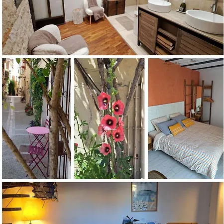 La Trémière, maison de village, sauna, vue garrigue Bouzigues Extérieur photo